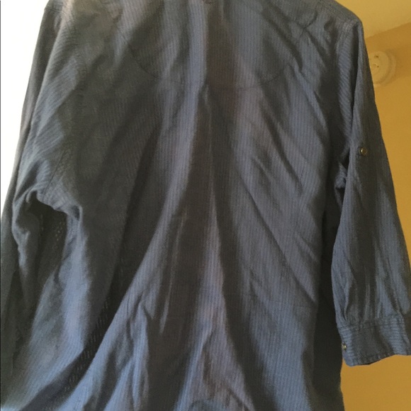 Blue, button down shirt - Picture 2 of 2